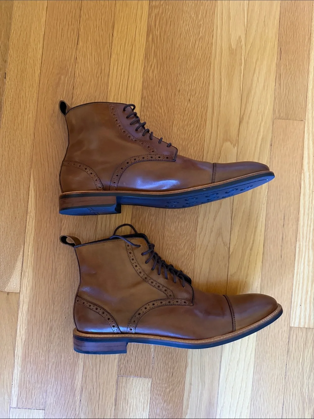 Nearly new Gordon Rush leather lace-up boots